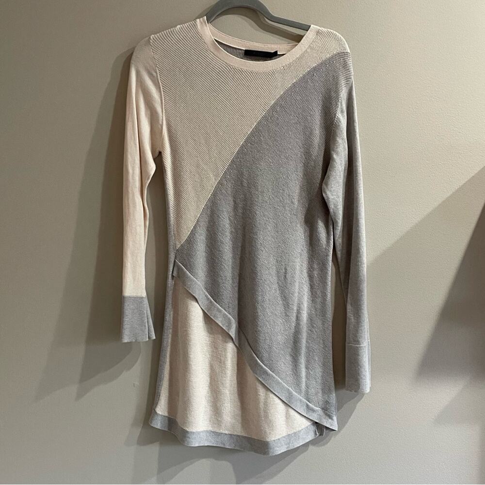 Raffi Cashmere Blend Knit Long Sleeve Dress
